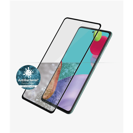 PanzerGlass | Samsung | Galaxy A52 | Black/Transparent | Antifingerprint screen protector – image 1