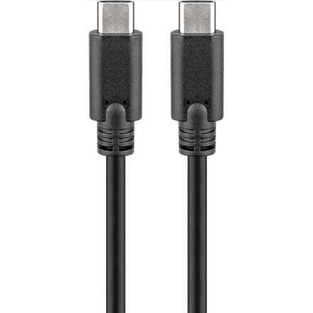 Goobay 67976 USB-C 3.1 generation 1 cable, black, 1m · Goobay · USB-C Charge Cable USB-C male – image 1