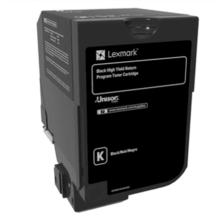 Lexmark 20K Black Return Program Toner Cartridge (CS720, CS725) | Lexmark Black – nuotrauka 1
