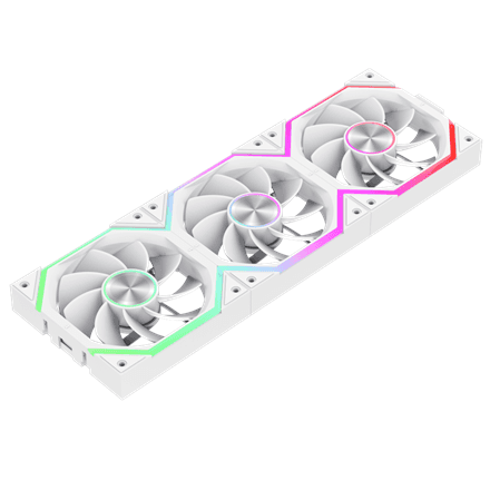 Gamemax FN12A-N2 WL-RW | Case fan | White – nuotrauka 1