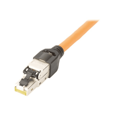 CAT 6A Field Termination Plug, STP with dust cap, Bend relief | DN-93631 – nuotrauka 1