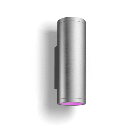 Philips Hue WCA Appear Outdoor Wall Lantern, Inox · 8 W · 2000-6500 Hue White Colour Ambiance – nuotrauka 1