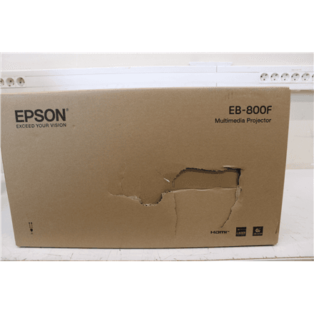 SALE OUT. Epson EB-800F 3LCD Projector /16:9/5000Lm/2500000:1, White · SALE OUT. Epson · EB-800F – nuotrauka 1