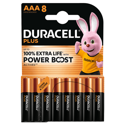Duracell Plus Boost MN2400 BL8 | AAA | 8 pc(s) – image 1