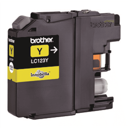 Brother LC123Y | Ink Cartridge | Yellow – nuotrauka 1