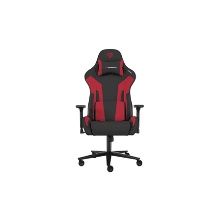 Genesis Gaming Chair Nitro 720 Backrest upholstery material: Fabric, Eco leather, Seat upholstery material: Fabric, Base material: Metal, Castors material: Nylon with CareGlide coating | Black/Red – image 1