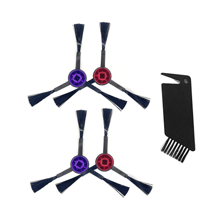 Midea M9 Spare parts kit: 2x Side Brushes L, 2x Side Brushes R, 1x Cleaning Brush – nuotrauka 1