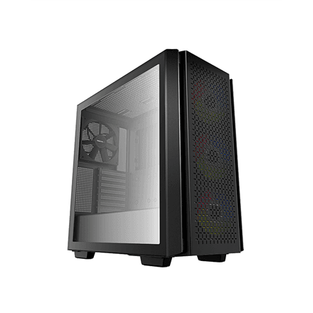 Deepcool | MID TOWER CASE | CG560 | Side window | Black | Mid-Tower | ATX PS2 – nuotrauka 1