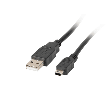 Lanberg Mini USB to USB Type-A 2.0 Cable, 1.8 m – nuotrauka 1