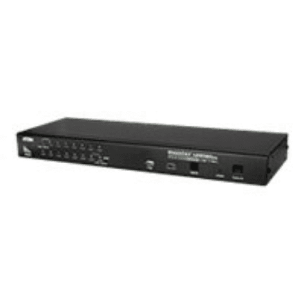 Aten 16-Port PS/2-USB VGA KVM Switch with Daisy-Chain Port and USB Peripheral Support – image 1