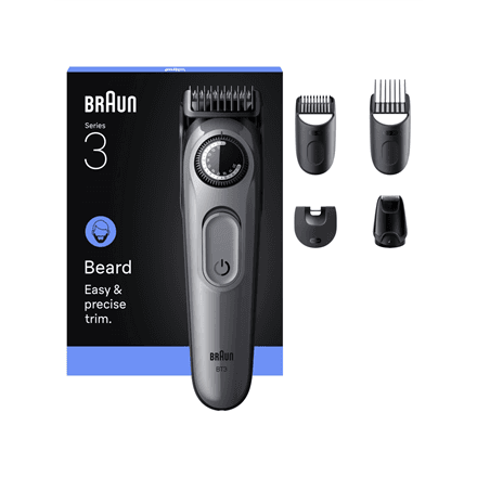 Braun Beard Trimmer | Series 3 BT3560 | Cordless | Number of length steps 40 – nuotrauka 1