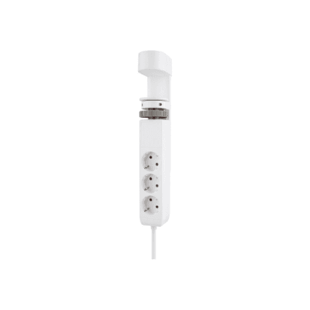 Neomounts | Desk socket with clamp and USB-C and USB-A ports - Quick charge | DS22-840WH6 – image 1