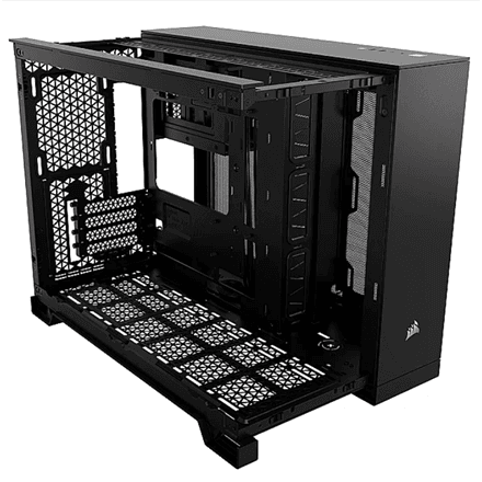 Corsair Dual Chamber PC Case | 2500X | Black | Mid Tower – nuotrauka 1