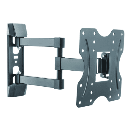 Gembird | Wall mount | WM-42ST-02 | Tilt, Swivel | 23-42 " | Black – image 1
