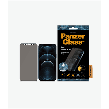 PanzerGlass | Apple | iPhone 12 Pro Max | Glass | Black | Privacy glass – image 1