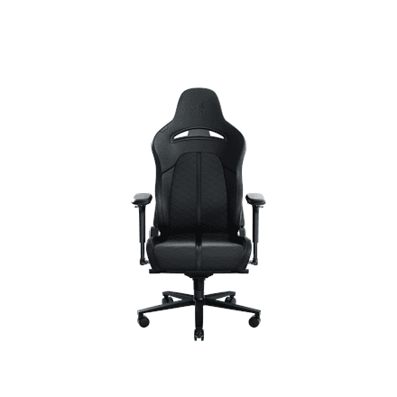 Razer Enki Ergonomic Gaming Chair EPU Synthetic Leather; Steel | Black – nuotrauka 1