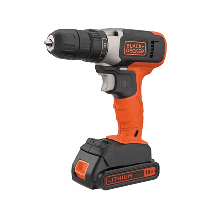 BLACK & DECKER | Cordless Drill Driver | BCD001C2-QW | 18 V | 2x1.5 Ah | Lithium – nuotrauka 1