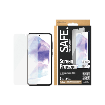 SAFE by PanzerGlass Screen Protector Samsung Galaxy A55 5G · Ultra-Wide Fit w EasyAligner · PanzerGlass – image 1