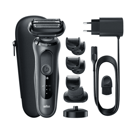 Braun | Shaver | 61-N4500cs | Operating time (max) 50 min | Wet & Dry | Black – nuotrauka 1