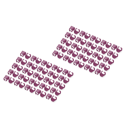 Digitus | Color clips for Patch cable | A-CC-MG | Magenta – nuotrauka 1