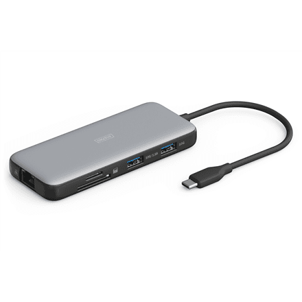 Digitus USB-C docking station, 8-port · DA-70915 · Ethernet LAN (RJ-45) ports 1 – nuotrauka 1