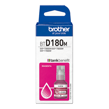 Brother BTD180M | Ink refill | Magenta – nuotrauka 1
