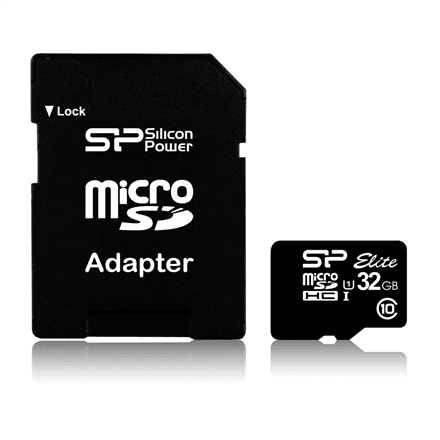 Silicon Power | Elite UHS-I | 16 GB | MicroSDHC | Flash memory class 10 | SD adapter – nuotrauka 1