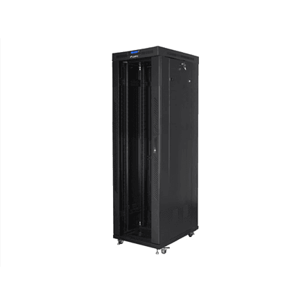Lanberg Rack cabinet 19" free-standing 42U/600x1000 (flat pack) with glass door lCD V2 – nuotrauka 1