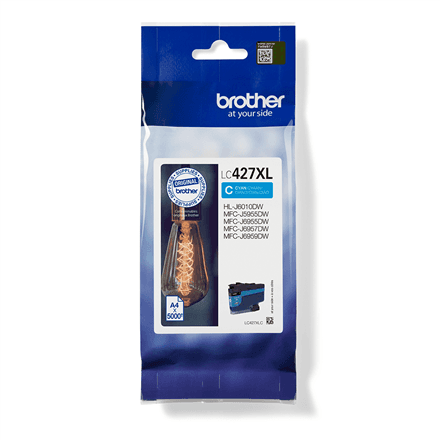 Brother LC427XLC | Ink Cartridge | Cyan – image 1