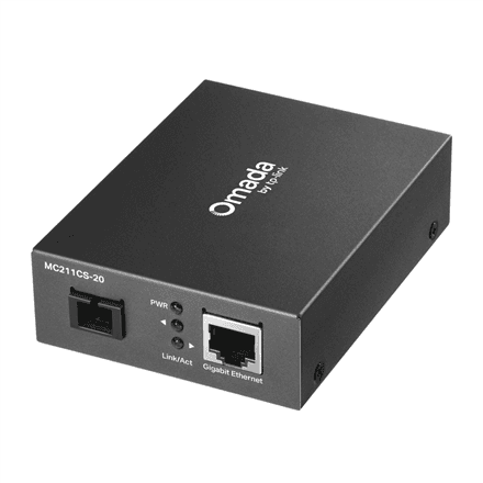 TP-LINK | Omada Gigabit WDM Media Converter | MC211CS-20 – image 1