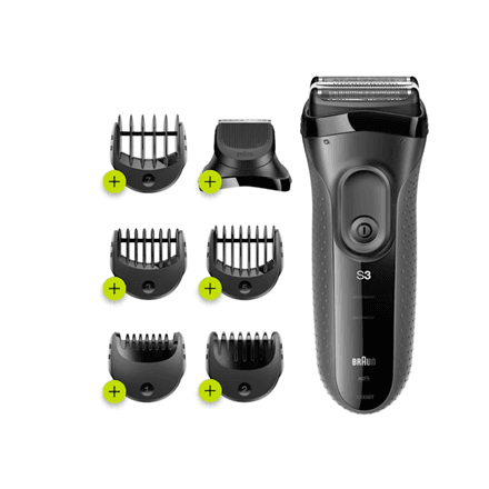 Braun Shave&Style Shaver | 3000BT Series 3 | Operating time (max) 45 min | NiMH | Black – nuotrauka 1