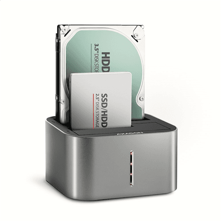 AXAGON | SuperSpeed USB DUAL 2.5"/3.5" HDD/SSD DUAL dock | ADSA-DC – image 1