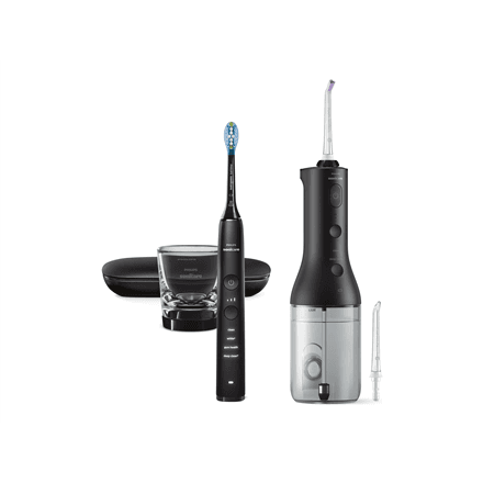 Philips HX3886/43 Sonicare DiamondClean Oral irrigator + Electric toothbrush, Black | Philips – nuotrauka 1