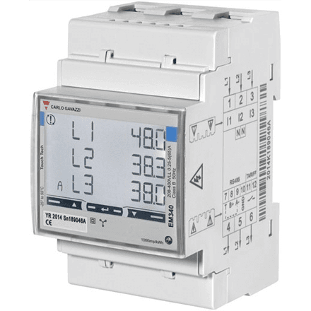 Carlo Gavazzi | Smart Power Meter, 3 phase, up to 65A | EM340 MID certificate – nuotrauka 1