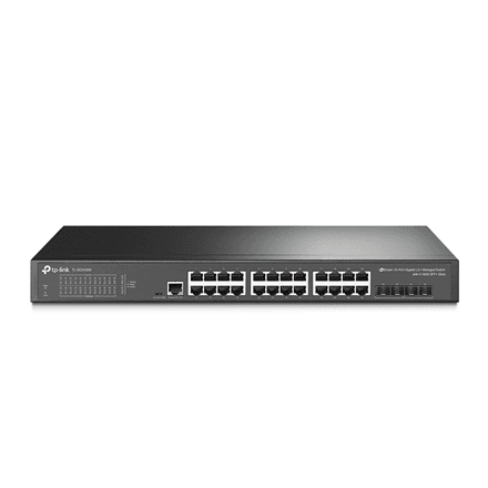 TP-LINK 24-Port 10/100/1000Mbps Desktop Network Switch – nuotrauka 1