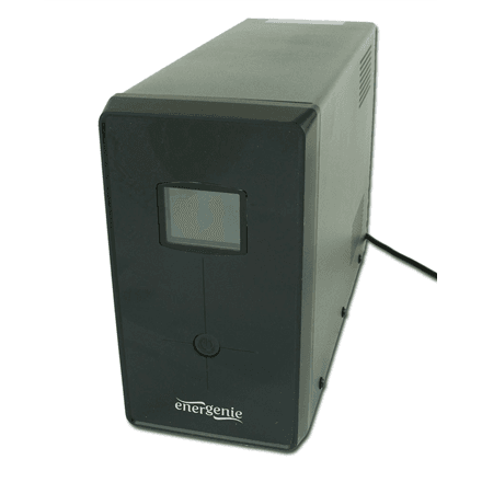 EnerGenie | UPS with USB and LCD display, Black | 1200 VA – nuotrauka 1