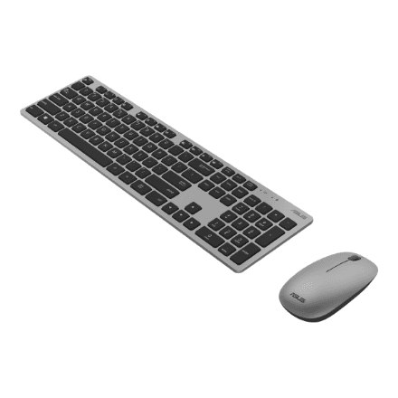 Asus W5000 | Keyboard and Mouse Set | Wireless | US | Gray – image 1