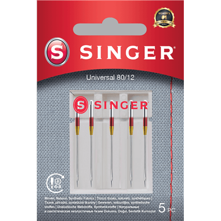Singer | Universal Needle 80/12 5PK for Woven Fabrics – nuotrauka 1