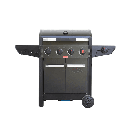 Barbecook Gas Barbecue Luca 412 with Cabinet and Sideburner, 145.4 x 60.3 x 112.3 cm | BC-GAS-3100 – nuotrauka 1