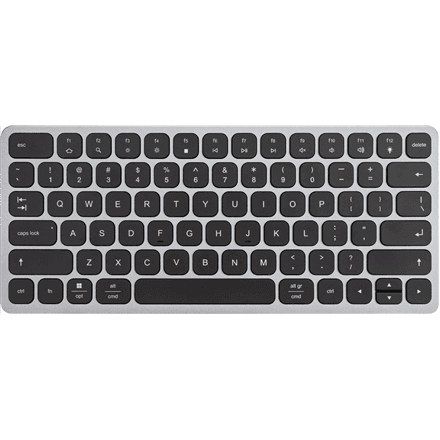 AXAGON HMC-KB keyboard USB-C 5Gbps with HUB, microSD/SD, 3x USB-A, HDMI 4K/60Hz, PD 100W – nuotrauka 1