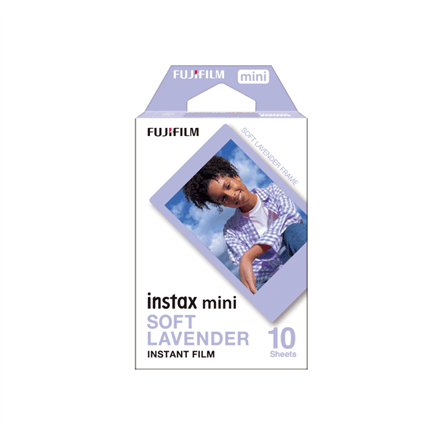 Fujifilm | Instax Mini Soft Lavender Instant Film | 86 x 54 mm | Quantity 10 – image 1