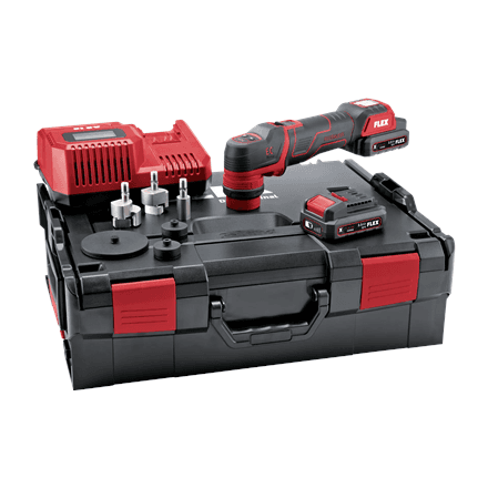 Flex The smart cordless polisher 12 V, rotary and random orbital free-running | PXE 80 12-EC/2.5 SET – nuotrauka 1