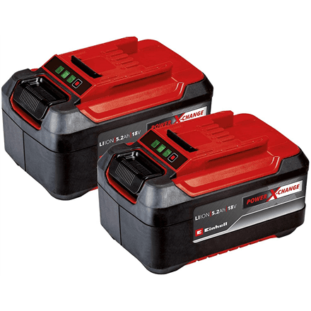 einhell | Battery Set, 2x5.2Ah | 4511526 – nuotrauka 1