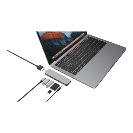 Hyper | HyperDrive USB-C 7-in-1 Laptop Form-Fit Hub – nuotrauka 1
