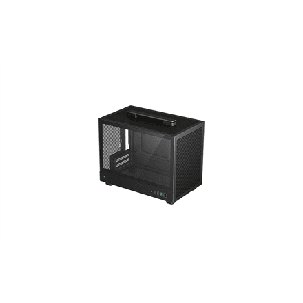 Deepcool Ultra-portable Case | CH160 | Black | Mini-ITX | ATX PS2 – nuotrauka 1