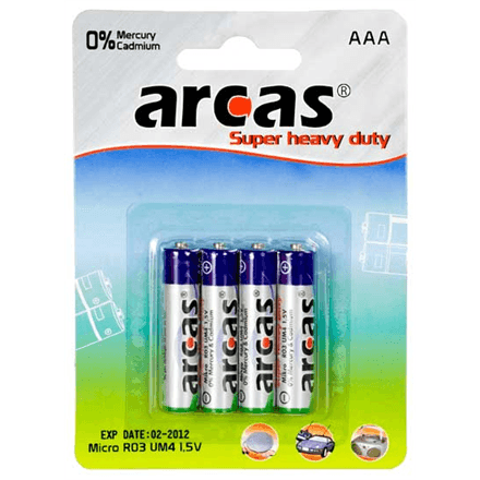 Arcas | AAA/R03 | Super Heavy Duty | 4 pc(s) – nuotrauka 1