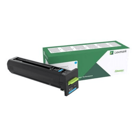 Lexmark CX860 Cyan Return Programme 55K Toner Cartridge · Lexmark 82K2UC0 · Lexmark - High Yield - cyan - original - toner cartridge - LCCP, LRP – image 1