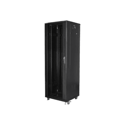 Lanberg | Rack cabinet 19" free-standing 37U/600x600 (flat pack) | FF01-6637-12B | Black – nuotrauka 1