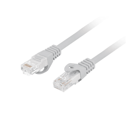Lanberg | Patchcord Cat.6 UTP LSZH CU | PCU6-10CU-0050-S | 0.5 m | Gray – nuotrauka 1