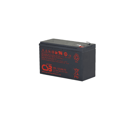CSB Battery Battery 12V 9Ah 34W Pb F2 | HRL1234W – image 1